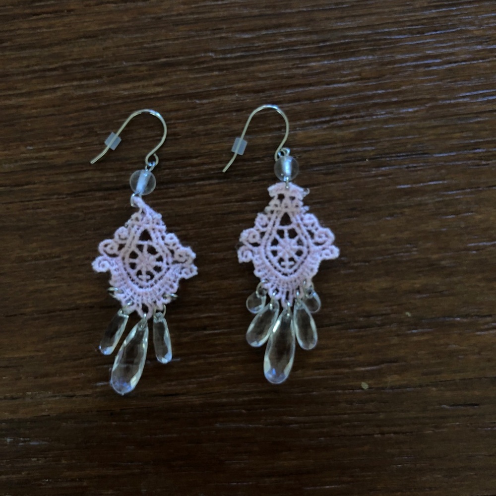 Lace Earrings - Picture 2 of 5